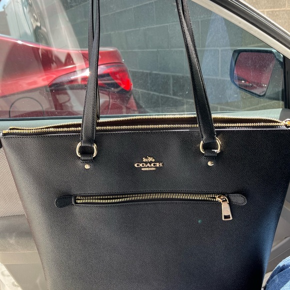 Black Coach Tote Purse - Picture 5 of 5